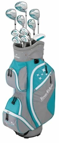 Tour Edge Golf Tour Edge Lady Edge Combo Complete Ladies Sets (11 Piece W Cart Bag)