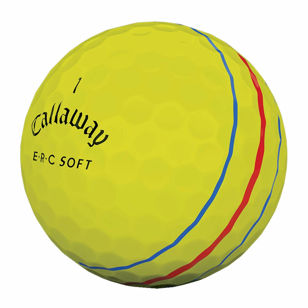 Callaway Erc 19 Triple Track Soft Yellow Golf Balls - Image 3