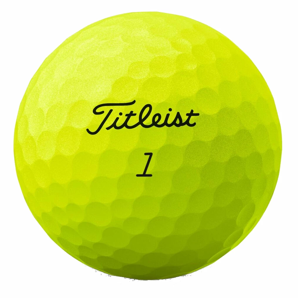Titleist Pro V1 Yellow Golf Balls - Dozen 2020 - Image 2