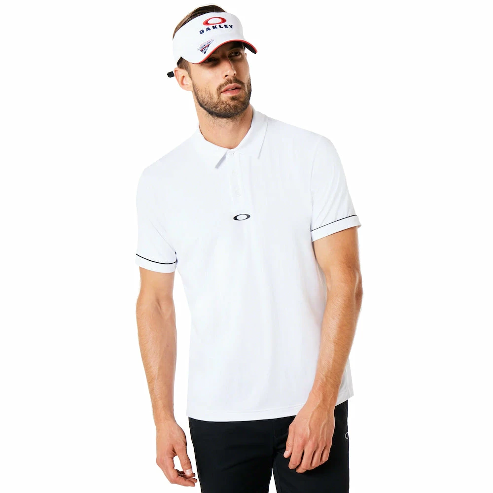Oakley Contrast Collar Detail Mens Golf Polo - Image 4