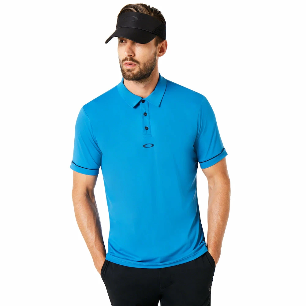 Oakley Contrast Collar Detail Mens Golf Polo - Image 2