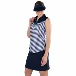 Jofit Appletini Collection Pointed Yoke Womens Sleeveless Golf Polo