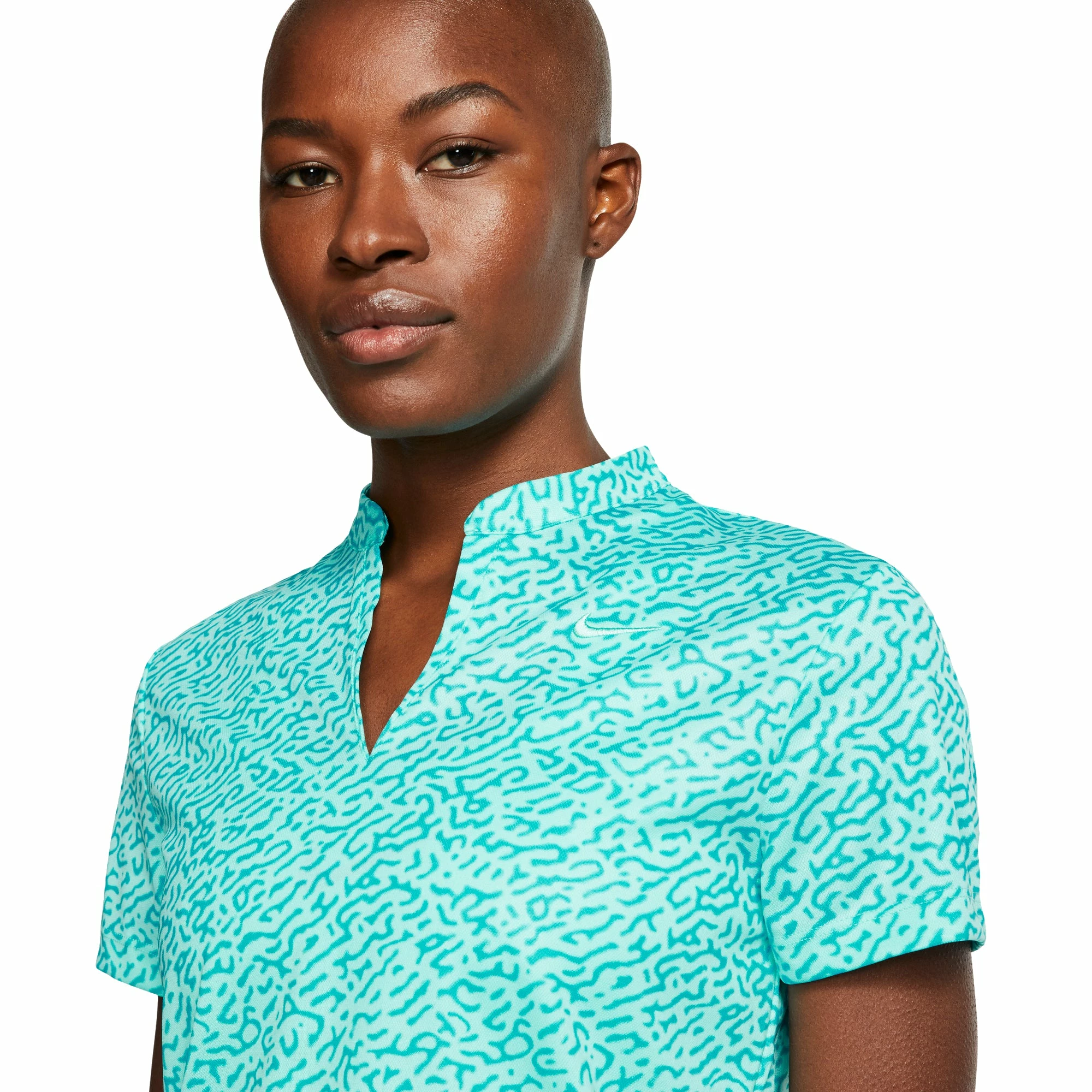 Nike Golf Nike Dri-FIT Victory Blade Collar Printed Womens Golf Polo - Image 2