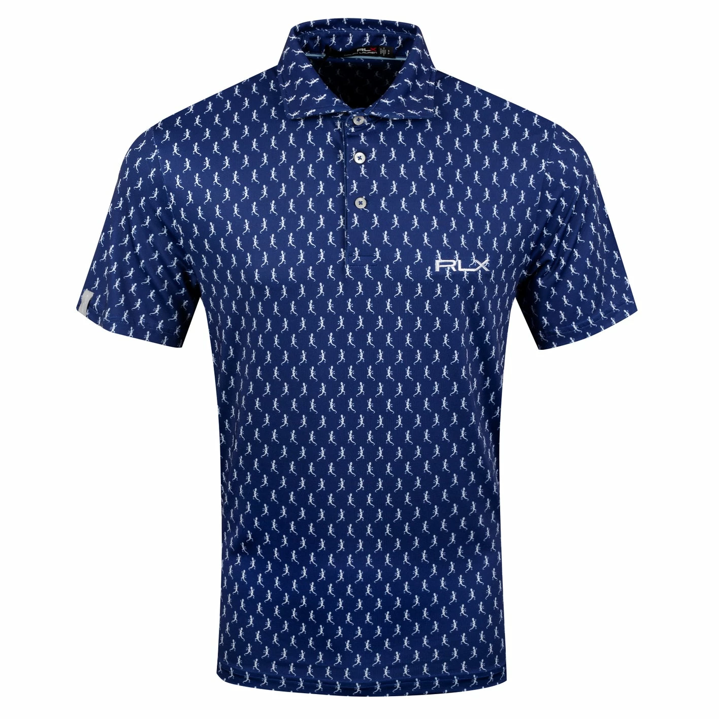 Polo Ralph Lauren RLX Printed Lightweight Airflow Geckos Mens Golf Polo