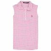 Polo Ralph Lauren Polo Golf Gingham Womens Sleeveless Golf Polo