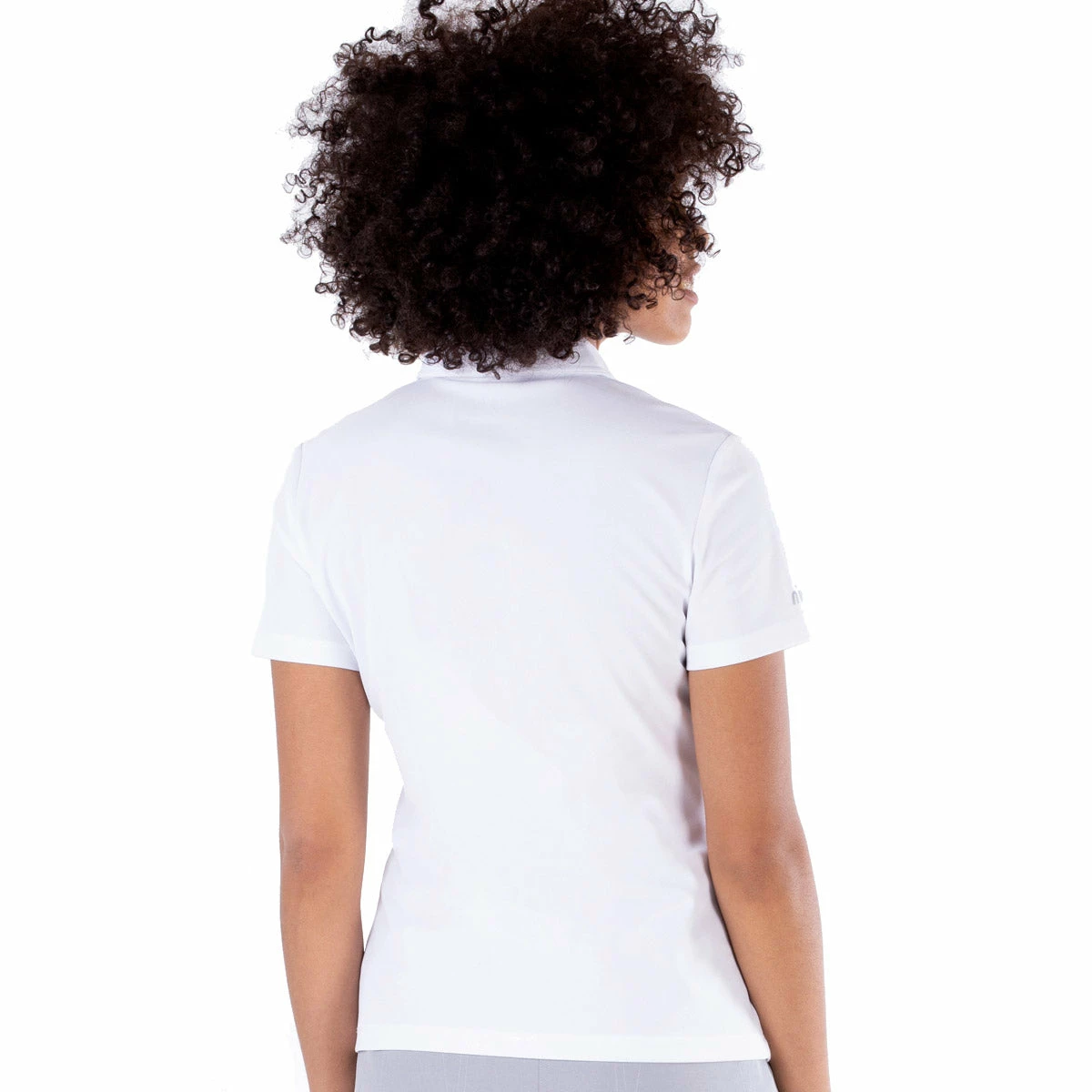 NVO Nila White Womens Golf Polo - Image 2