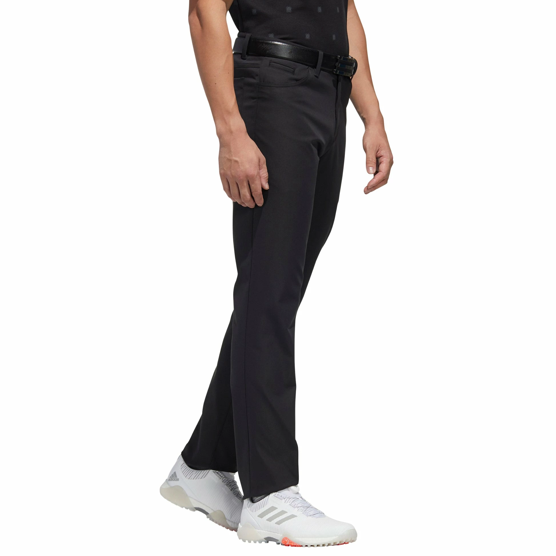 Adidas Golf Adidas Adipure Five-Pocket Black Mens Golf Pants