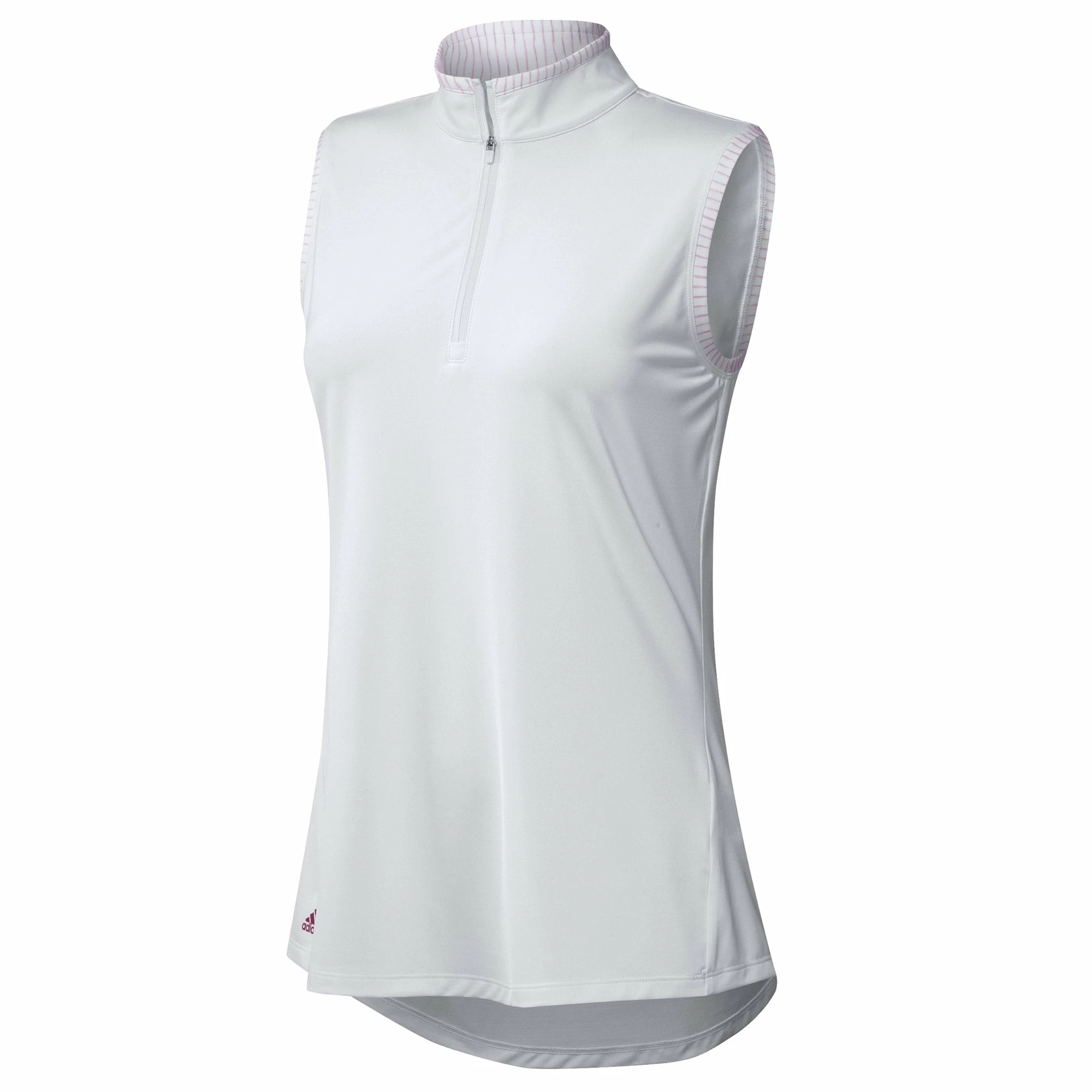 Adidas Golf Adidas Ultimate365 Space-Dyed White Womens Golf Polo