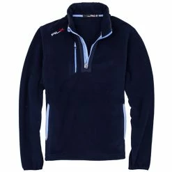 Polo Ralph Lauren RLX Ralph Lauren Polar Fleece Navy Mens Golf 1/2 Zip