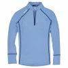 Polo Ralph Lauren RLX Ralph Lauren Powerstretch Blue Lagoon Womens Golf 1/4 Zip