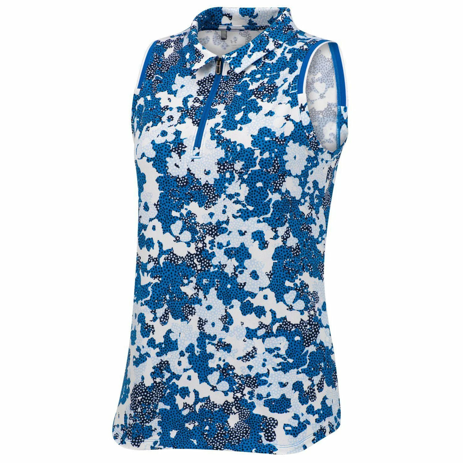 Under Armour Zinger Speckled Floral Womens Sleeveless Golf Polo - Image 3