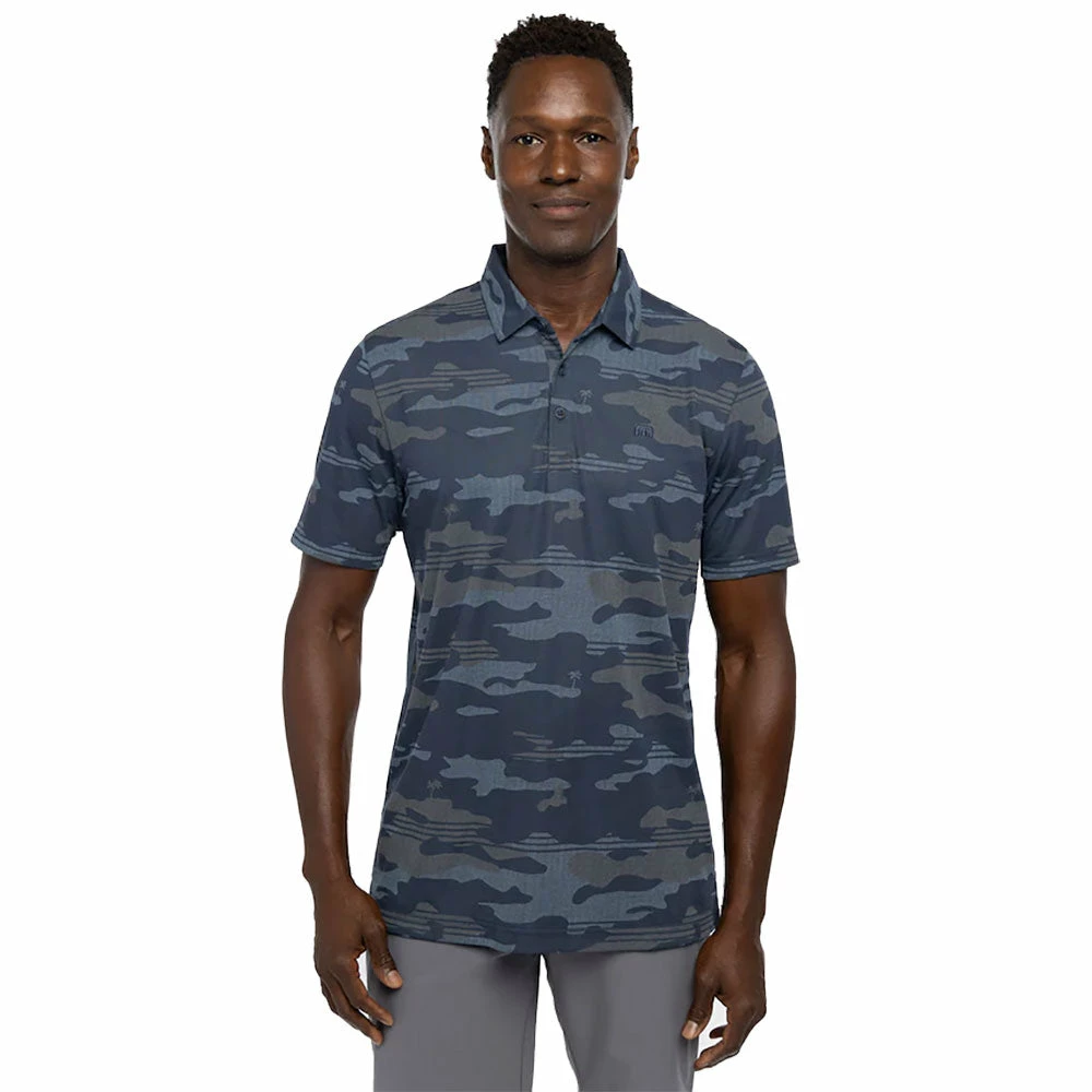 TravisMathew Heater Camo Mens Golf Polo - Image 3