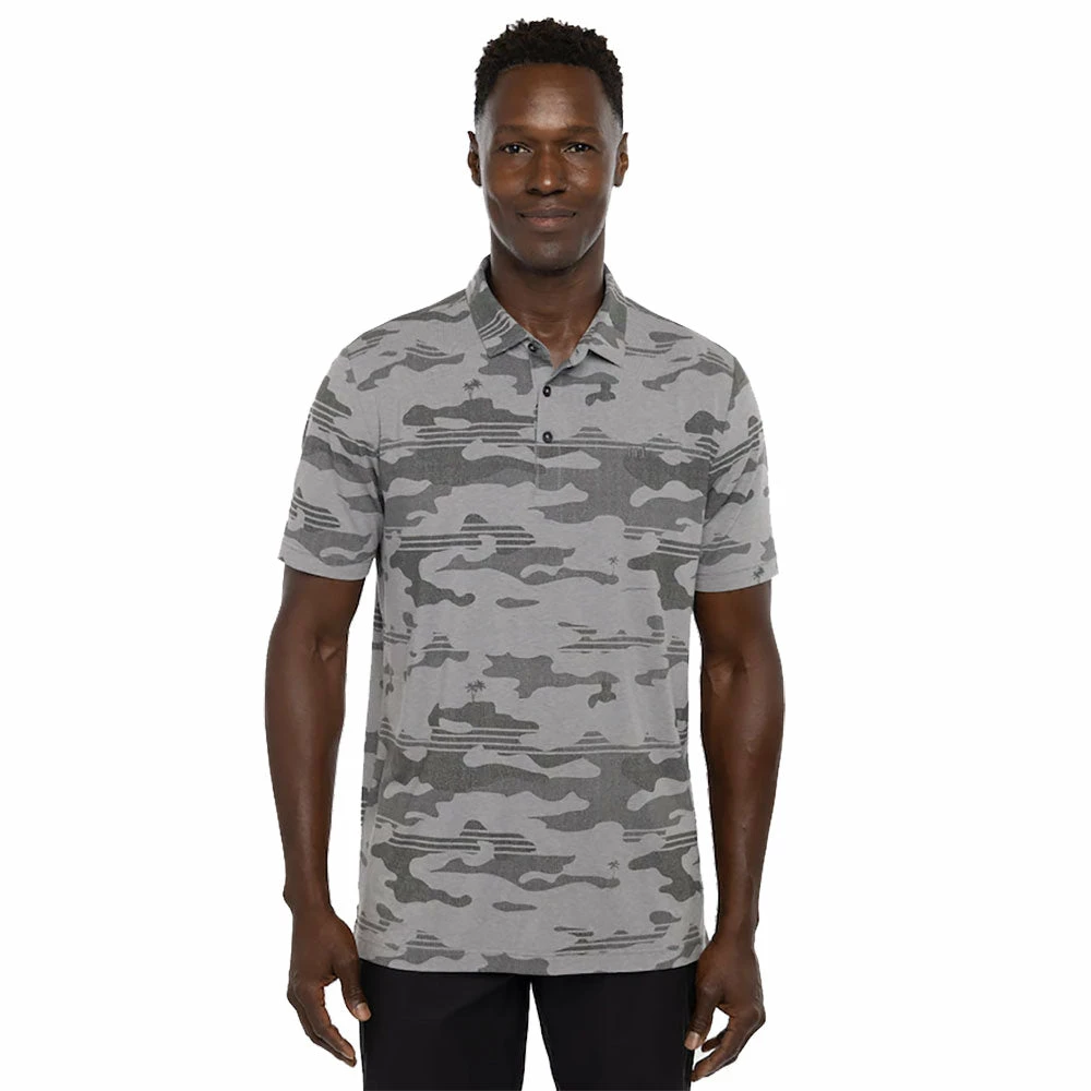 TravisMathew Heater Camo Mens Golf Polo - Image 5