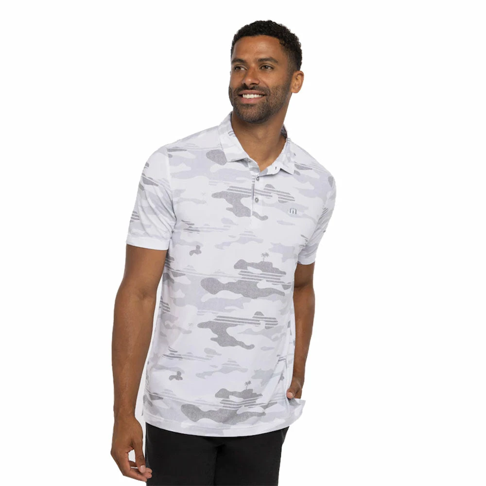 TravisMathew Heater Camo Mens Golf Polo - Image 7