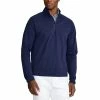 Polo Ralph Lauren RLX Ralph Lauren Mockneck Techy Terry French Navy Mens Golf 1/2 Zip