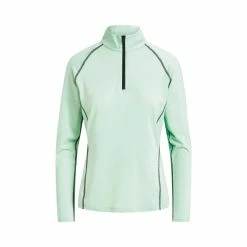 Polo Ralph Lauren RLX Ralph Lauren Airflow April Green Womens Longsleeve Golf 1/4 Zip