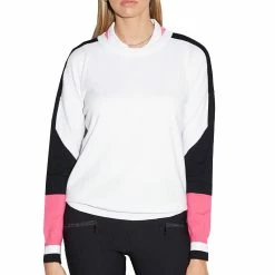 GGBlue Scarlet White Blossom Womens Golf Sweater