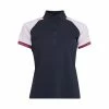 J.Lindeberg J. Lindeberg Perinne Navy Womens Golf Polo