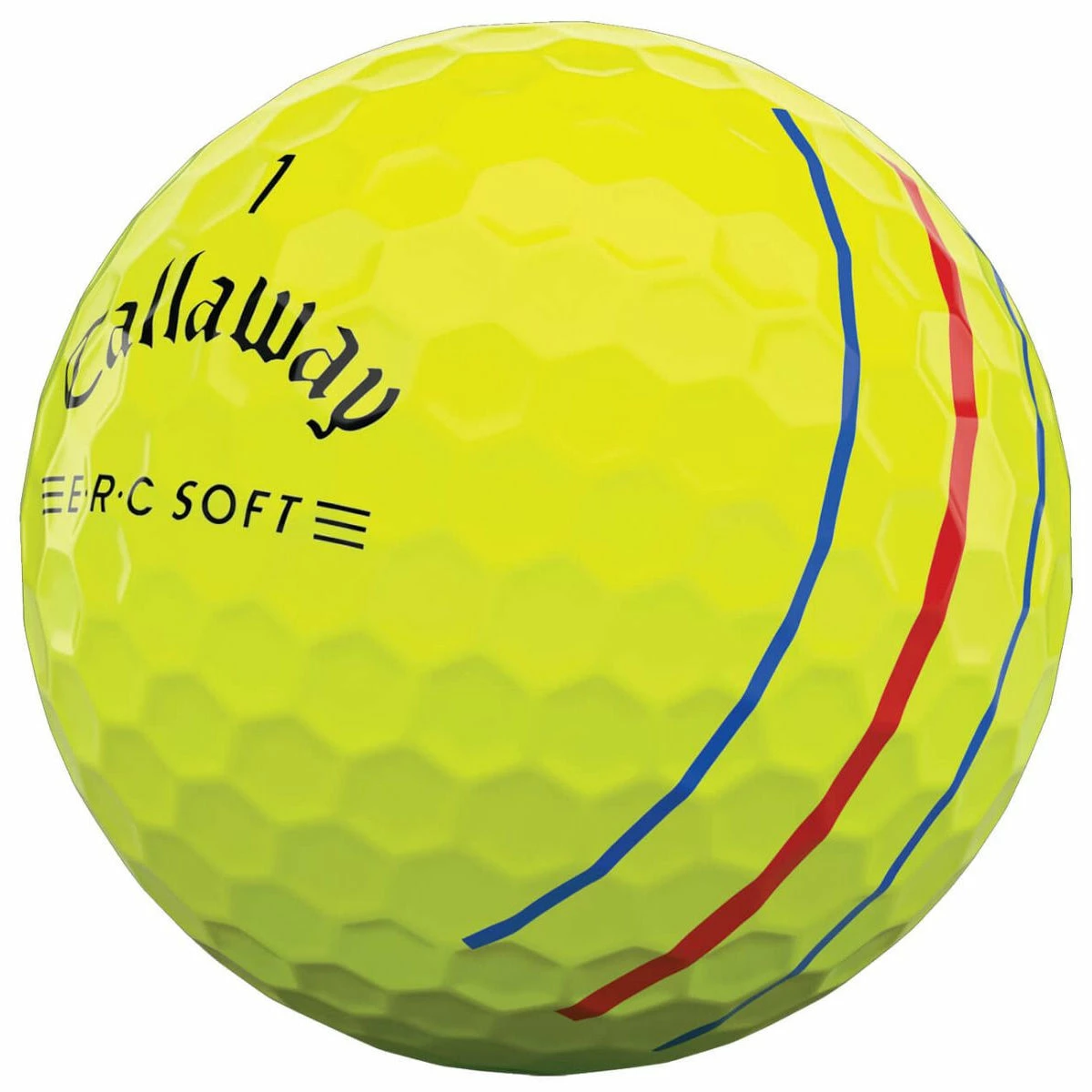 Callaway ERC Soft Triple Track Yellow Golf Balls - Dozen - Image 2