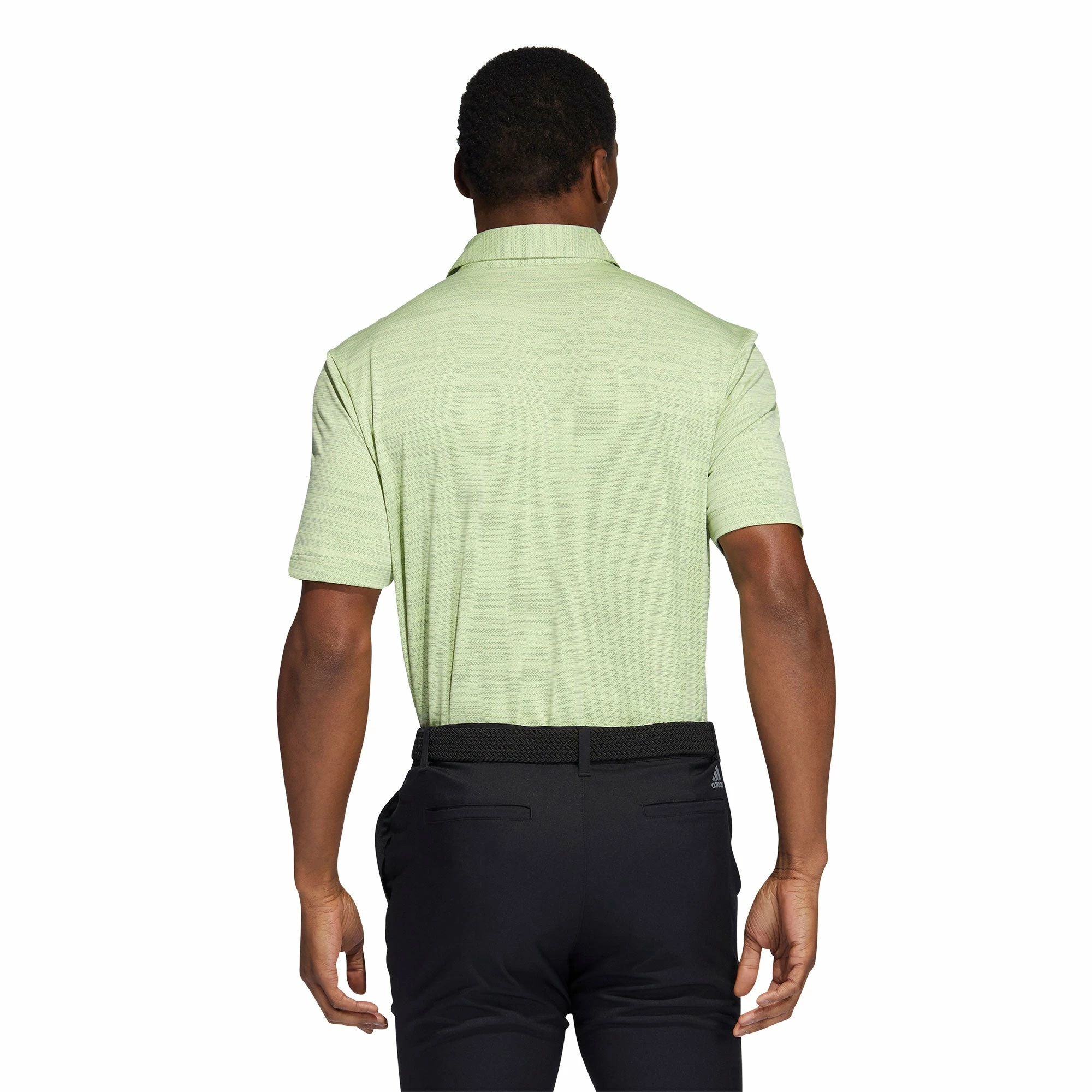 Adidas Golf Adidas Space-Dyed Striped Mens Golf Polo - Image 6