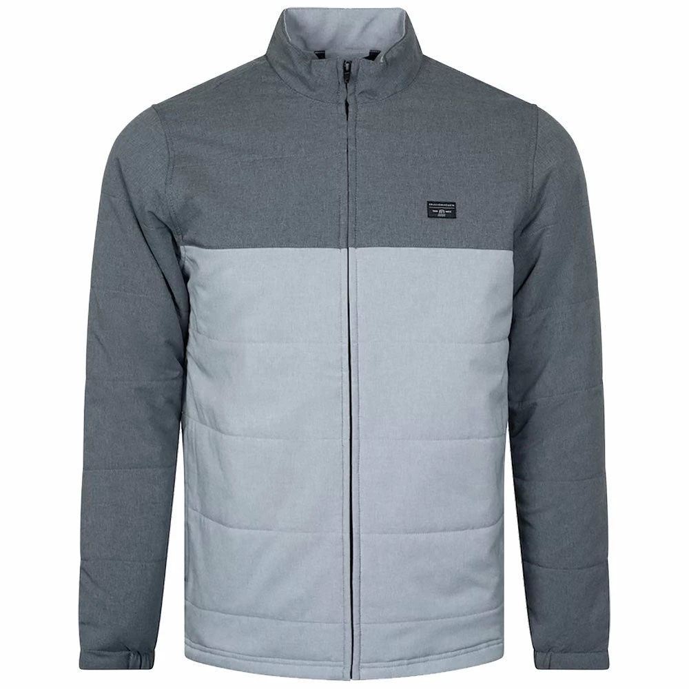 TravisMathew Bite The Bullet Heather Black Mens Golf Jacket