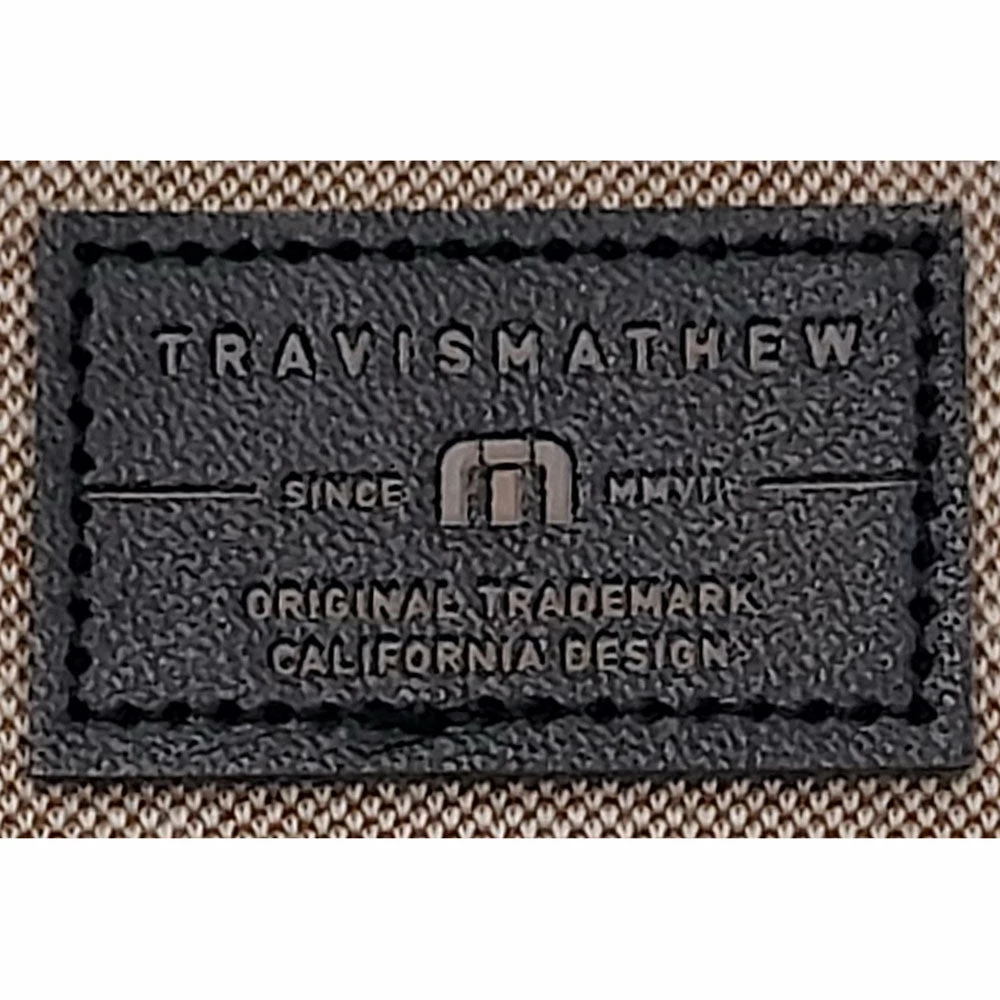 TravisMathew Tucan Heather Portabella Mens Golf Polo - Image 3