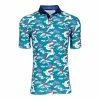 Greyson Wolf Slayer Jungle Mens Golf Polo