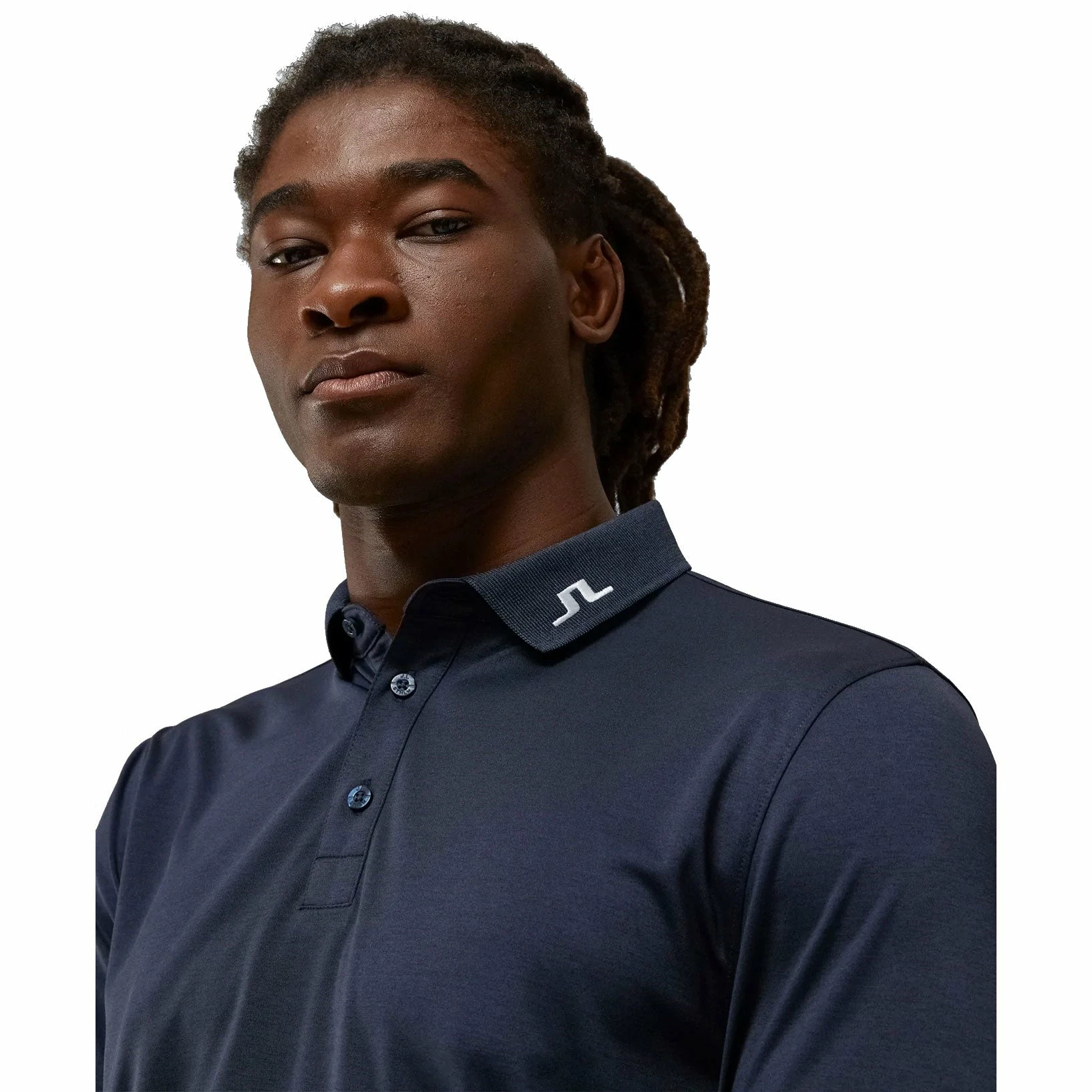 J.Lindeberg J. Lindeberg Tour Tech Mens Long Sleeve Golf Polo - Image 3